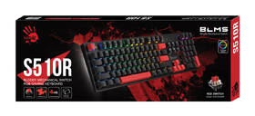 Klávesnice A4Tech Bloody S510R, Red Switch, USB, CZ/SK layout černá

 obrázek produktu 5 z 5