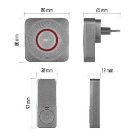 Zvonek bezdrátový EMOS GoSmart P5735SS stříbrný

 obrázek produktu 12 z 19