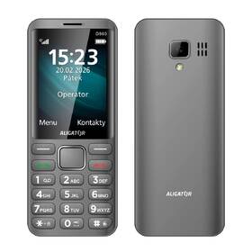 Mobilní telefon Aligator D860 Dual SIM šedý

 obrázek produktu 6 z 8