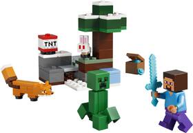 Stavebnice LEGO® Minecraft®  21583 Steve a dobrodružství v tajze 

 obrázek produktu 1 z 9