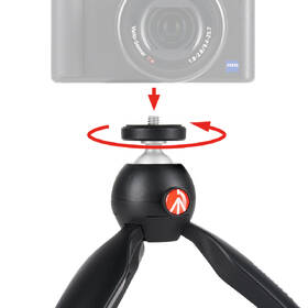 Stativ Manfrotto PIXI mini černý/ocel

 obrázek produktu 3 z 6