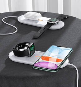 Bezdrátová nabíječka USAMS CD119 pro telefony + Apple Watch bílá

 obrázek produktu 4 z 8