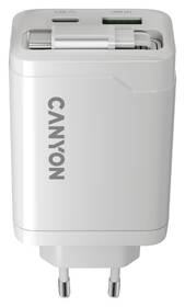 Nabíječka do sítě Canyon OnCharge 65RC White, USB-C, 65W PD, QC, EU bílý

 obrázek produktu 3 z 7