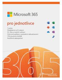  Microsoft 365 pro jednotlivce, všechny jazyky - elektronická licence 
