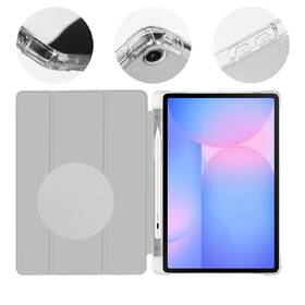 Pouzdro na tablet flipové Obal:Me MistyTab na Samsung Galaxy Tab S10 Lite/S9/S9 FE/S10 FE šedé

 obrázek produktu 1 z 4