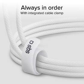 Kabel SBS USB-C/USB-C, PD, 100 W, 1,5 m šedý

 obrázek produktu 6 z 8