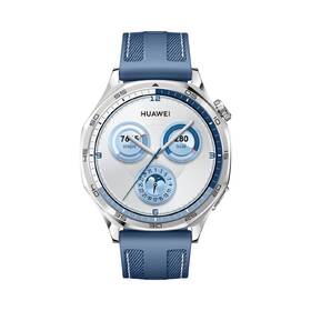 Chytré hodinky Huawei Watch GT 5 46 mm - Silver + Blue Woven Strap 

 obrázek produktu 2 z 6