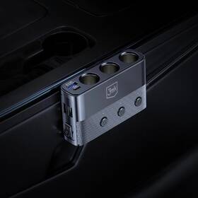 Adaptér do auta 3mk Car Power Splitter 120W černý

 obrázek produktu 3 z 4