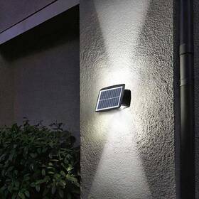 Nástěnné svítidlo Solight WL917, solární, WW + CW černé

 obrázek produktu 5 z 5
