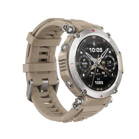 Chytré hodinky Amazfit T-Rex Ultra béžová barva
