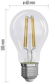 Žárovka LED EMOS Filament klasik, 5W, 1060lm, E27, teplá bílá (3 ks) 

 obrázek produktu 13 z 13