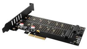 Řadič Axagon PCEM2-DC - M.2 NVMe M-key + SATA B-key slot 

 obrázek produktu 10 z 12