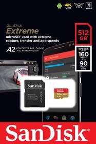 Paměťová karta SanDisk 512GB UHS-I U3 (160R/90W) + adapter 
