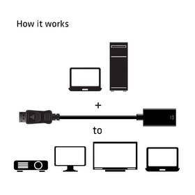 Redukce Club3D DisplayPort 1.4/HDMI 2.0b 

 obrázek produktu 4 z 6