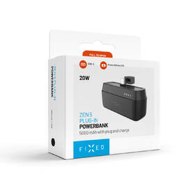 Powerbanka FIXED Zen 5 Plug-in, PD 20W, 5 000 mAh černá

 obrázek produktu 10 z 10