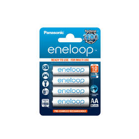 Baterie nabíjecí Panasonic Eneloop AA, HR06, 1900mAh, Ni-MH, blistr 4ks 

 obrázek produktu 1 z 1