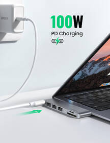 USB Hub UGREEN 6-in-2 USB-C Hub pro MacBook Pro 

 obrázek produktu 5 z 7