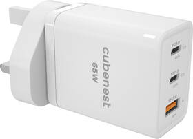 Cestovní adaptér Cubenest nabíjecí 2xUSB-C/1xUSB, 65 W GaN, EU, UK, US, AU 

 obrázek produktu 4 z 10