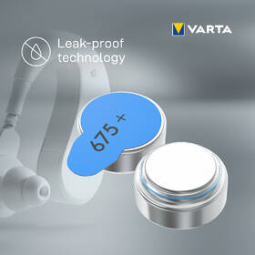 Baterie do naslouchadel Varta Hearing Aid Battery 675, blistr 6ks 

 obrázek produktu 4 z 5