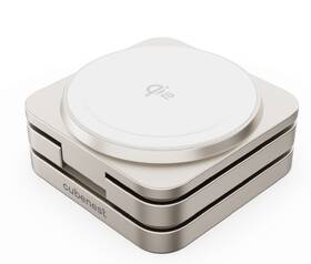 Bezdrátová nabíječka Cubenest SQ312 Pro 3v1, Qi2.2, MagSafe titanová

 obrázek produktu 7 z 16