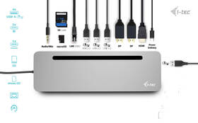 Dokovací stanice i-tec USB-C Metal Ergonomic 4K 3x Display, PD 100W 

 obrázek produktu 2 z 3