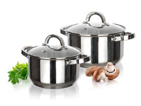Sada nádobí BANQUET SWING Small, 4 ks nerez

 obrázek produktu 2 z 8