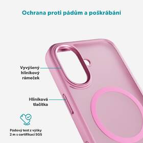 Kryt na mobil Epico HeroMatte Pro Mag+ na Apple iPhone 17 růžový

 obrázek produktu 4 z 6