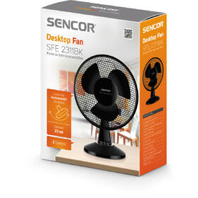 Ventilátor stolní Sencor SFE 2311BK černý

 obrázek produktu 5 z 5