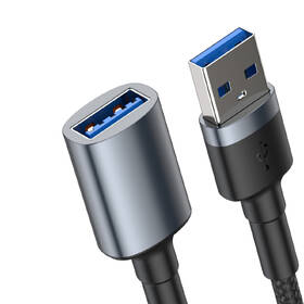 Kabel Baseus Cafule USB/USB, M/F, prodlužovací, 1m šedý

 obrázek produktu 1 z 6