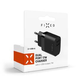 Nabíječka do sítě FIXED 17W Smart Rapid Charge, 2x USB černá

 obrázek produktu 8 z 8
