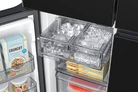 Americká lednice Samsung RM90F67CECEO černá barva
