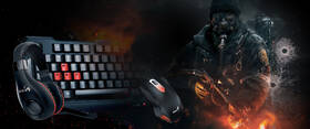 Klávesnice s myší Genius GX Gaming KHM-200 + headset černá/červená

 obrázek produktu 7 z 13