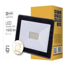 LED reflektor EMOS HOBBY SLIM, 20W, neutrální bílá, 1600lm černý

 obrázek produktu 4 z 4