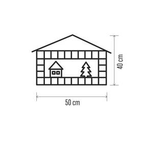 LED dekorace EMOS adventní kalendář, 19x40cm, 2x AA, vnitřní, teplá bílá 

 obrázek produktu 3 z 4