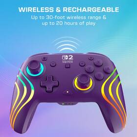 Gamepad Turtle Beach Afterglow Wave Wireless RGB, NS2 fialový

 obrázek produktu 12 z 14