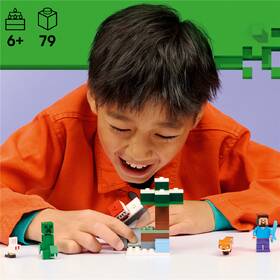 Stavebnice LEGO® Minecraft®  21583 Steve a dobrodružství v tajze 

 obrázek produktu 6 z 9