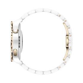 Chytré hodinky Huawei Watch GT3 Pro 43 mm - Gold Bezel White Ceramic Case + White Ceramic Strap 

 obrázek produktu 5 z 6
