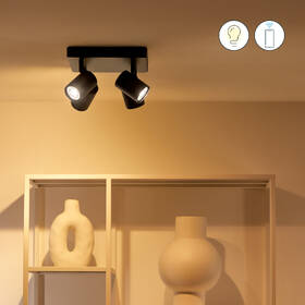 Bodové svítidlo WiZ IMAGEO Spots 4x5W SQ, RGB černé

 obrázek produktu 3 z 8