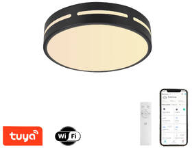 Stropní svítidlo IMMAX NEO LITE PERFECTO SMART, kruh, 40cm, 24W, TUYA Wi-Fi černé

 obrázek produktu 2 z 6