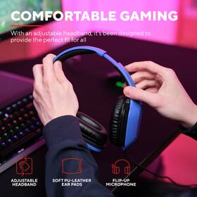 Headset Trust GXT 415B Zirox modrý

 obrázek produktu 10 z 12