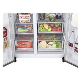 Americká lednice LG GSGV80PYLD stříbrná barva
