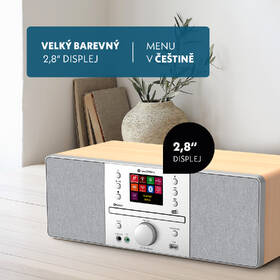 Mikrosystém GoGEN IR 267 BTDAB stříbrný/hnědý

 obrázek produktu 7 z 11