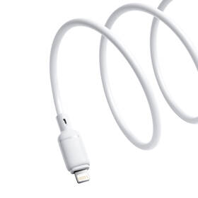 Kabel Baseus Silky USB/Lightning 1m 2.4A bílý

 obrázek produktu 2 z 7