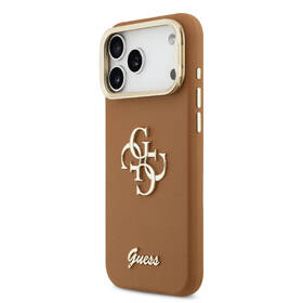 Kryt na mobil Guess PU Grained 4G Logo Stand Camera Frame na Apple iPhone 17 Pro Max hnědý

 obrázek produktu 1 z 7