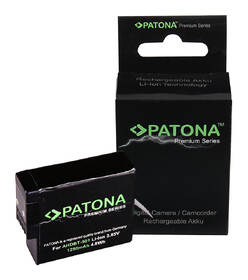 Baterie PATONA 1250 mAh (GoPro Hero 5 / Hero 6 / Hero 7) černá

 obrázek produktu 2 z 2