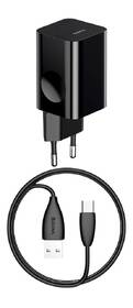 Bezdrátová nabíječka Baseus Simple 2v1, 24W Turbo Edice, + adaptér černá

 obrázek produktu 4 z 4