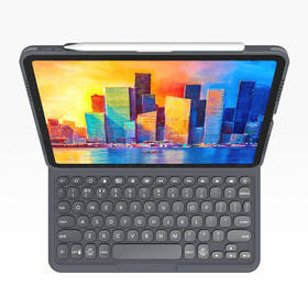 Pouzdro na tablet s klávesnicí ZAGG Pro Keys na Apple iPad Air 10.9" (2020/2022), CZ šedé

 obrázek produktu 1 z 6