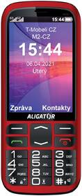 Mobilní telefon Aligator A830 Senior červený

 obrázek produktu 2 z 5