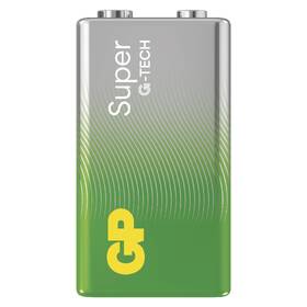 Baterie alkalická GP Super 9V (6LR61), 1 ks 

 obrázek produktu 1 z 3