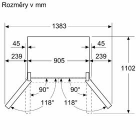 Americká lednice Siemens KF96DPXEA černá

 obrázek produktu 23 z 25
